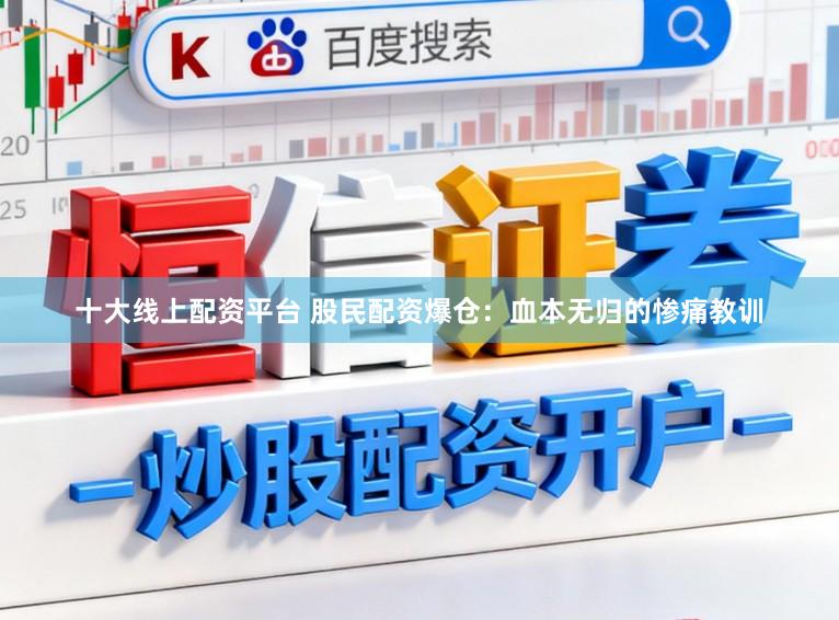 十大线上配资平台 股民配资爆仓：血本无归的惨痛教训