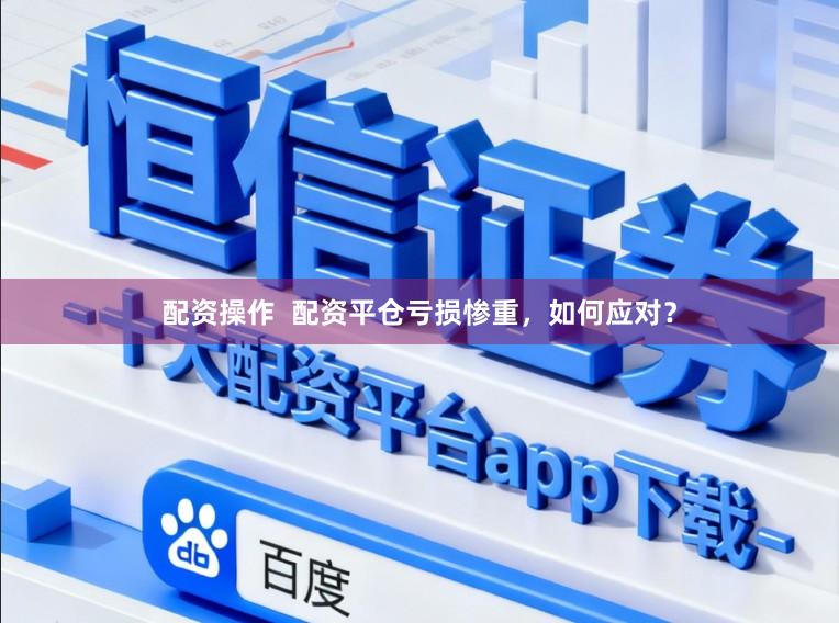 配资操作  配资平仓亏损惨重，如何应对？